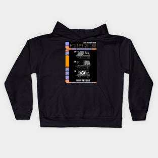 Computer Readout Showing Shuttlecraft Kids Hoodie